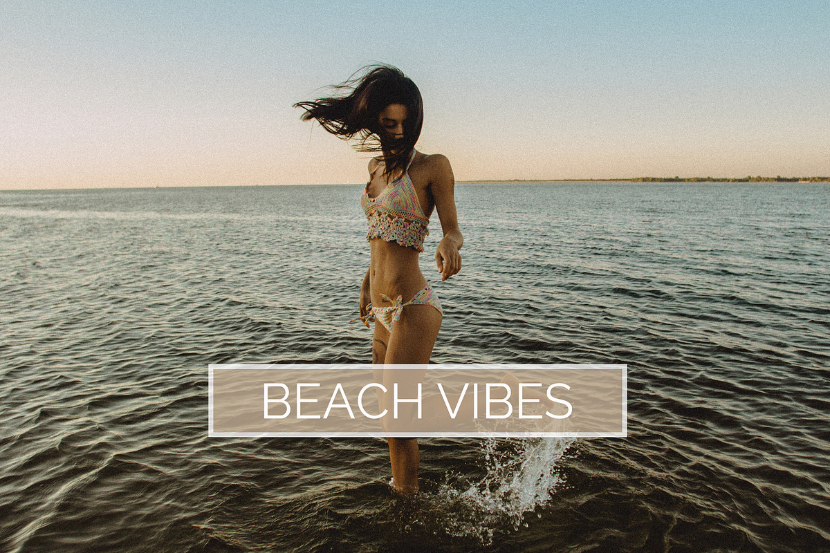 10 Beach Vibes Lightroom Presets, an Action Add-On by Winsome Effects & Co. (Photo 1 of 4)