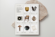Product catalog, line sheet template, a Presentation Template by LePosey Studio (Thumbnail 5 of 7)