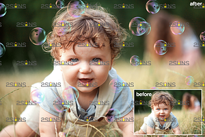 Bubble Photoshop Overlay