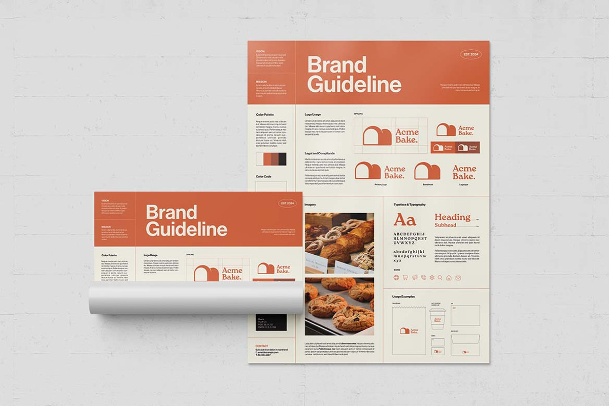 Brand Guideline Poster Template, a Poster Template by BrandPacks (Photo 2 of 4)