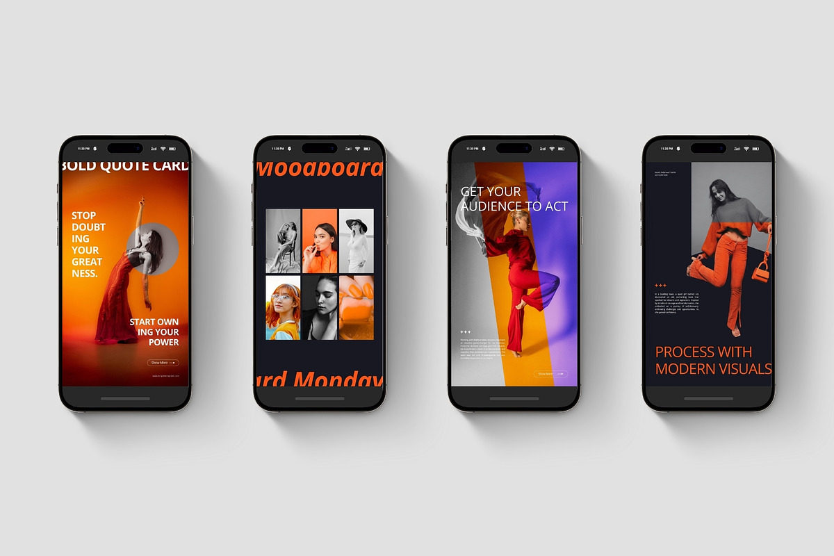 50 Animated Instagram Stories Canva, a Social Media Template by TheBrightGrap (Photo 5 of 10)