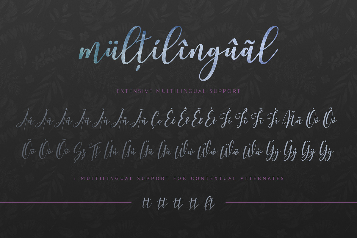 Benfield - Script Font preview 6