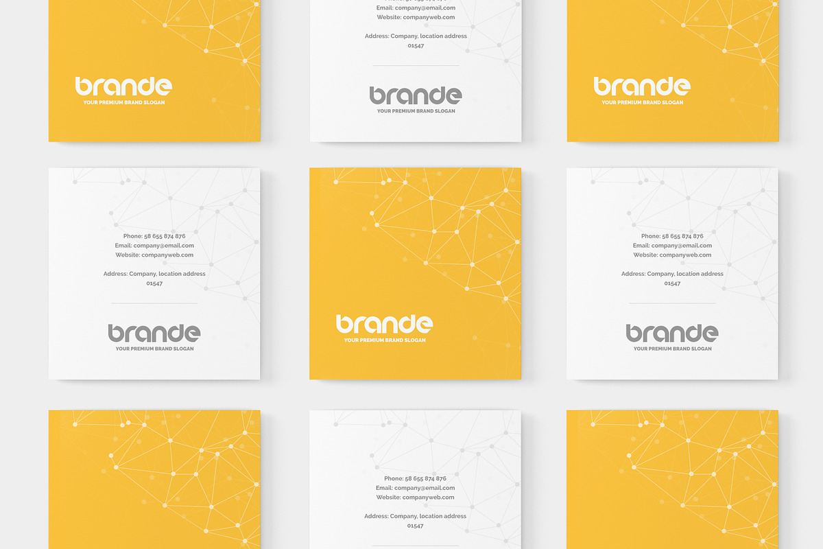 Square Business Card Mockup, a Mockup by Toasin Studio (Photo 4 of 8)