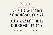 Ventus - Modern Display Typeface Fon, a Sans Serif Font by overlaytemplates (Thumbnail 5 of 5)