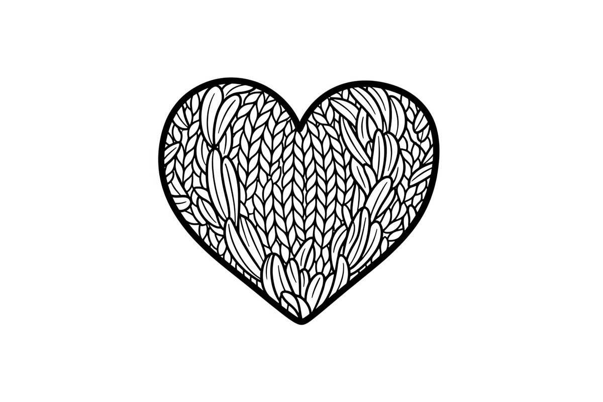 Knitted Heart Love Vector Bundle, an Illustration by Designs_River (Photo 35 of 53)