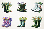 Garden Boots Sublimation Clipar, an Illustration by RobertsArt (Thumbnail 2 of 7)