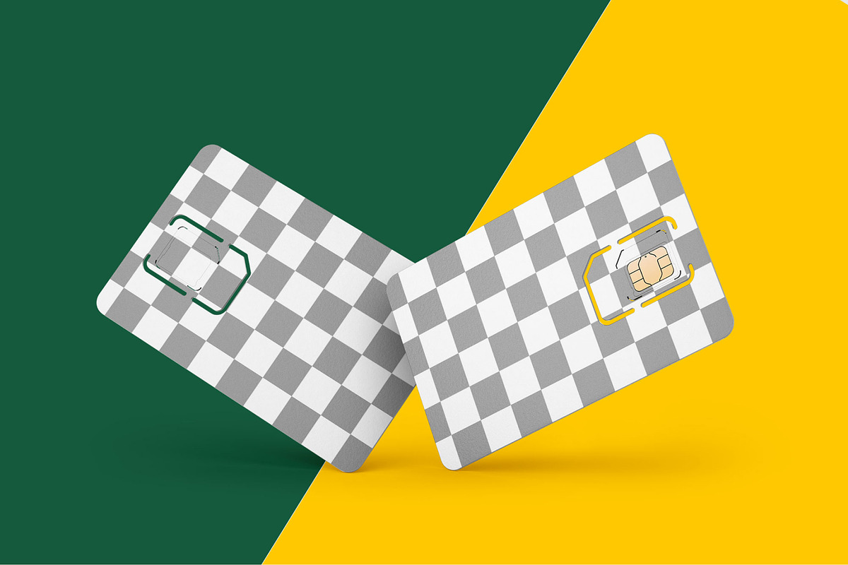 Sim Card Mockup Set, a Print Template by Deeplab (Photo 3 of 9)