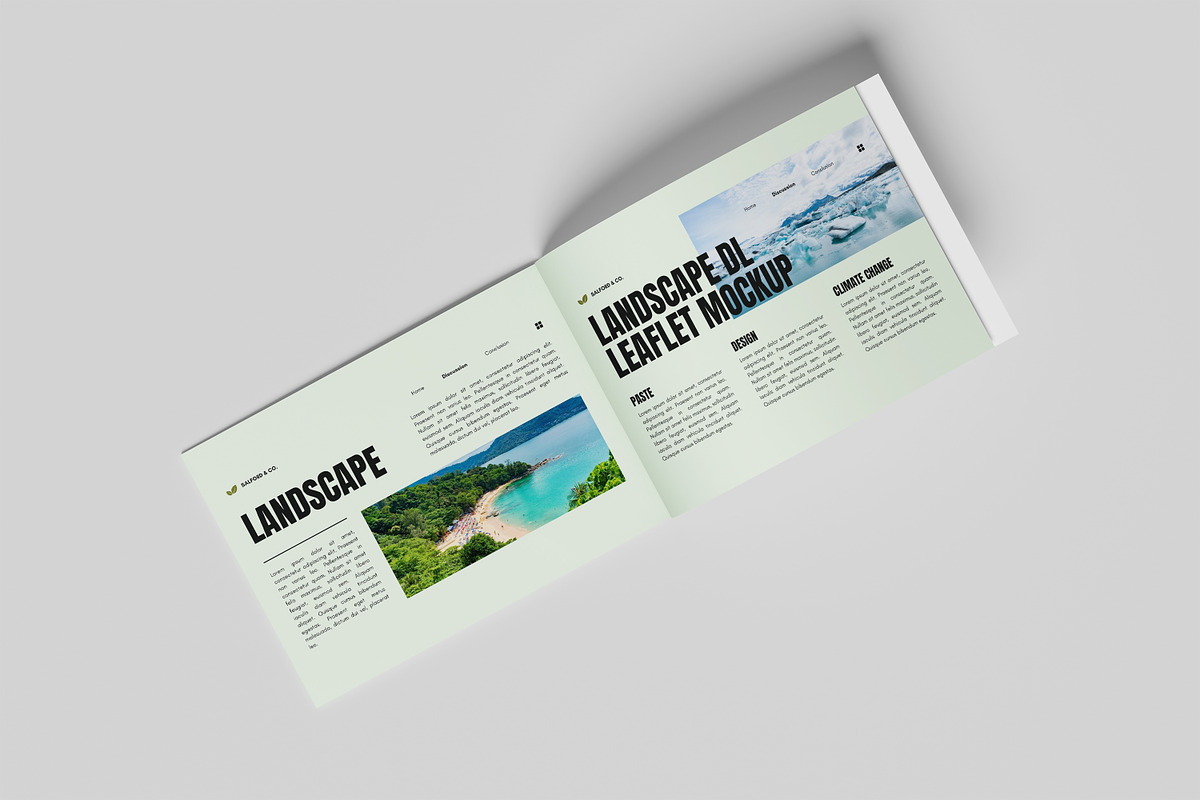 Landscape DL mockup, a Brochure Template by kebunmockup (Photo 5 of 5)
