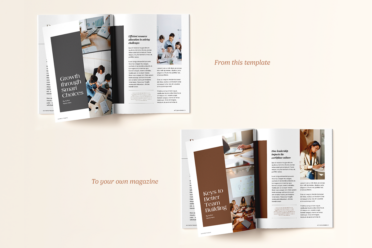 Startup Magazine Volume 2, a Magazine Template by Creatif Foundry (Photo 6 of 7)