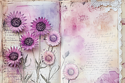 Vintage Torn Paper Junk Journal, a Background Graphic by Printable Treasure (Thumbnail 3 of 6)