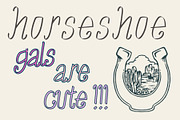 Horseshoe Thin, a western script, a Handwritten Font by Eryn Rose Design (Thumbnail 5 of 14)
