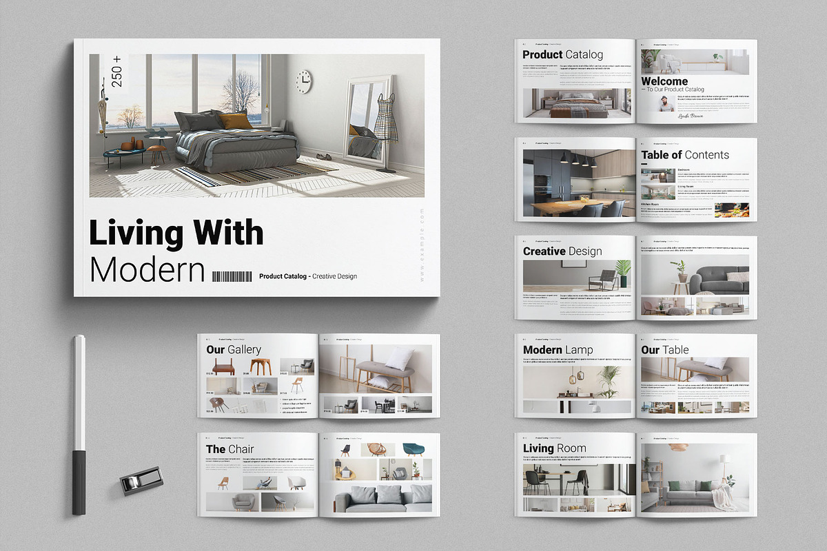 Product Catalog Landscape — 20 Pages, a Brochure Template by E-Type (Photo 1 of 8)