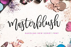 Masterblush Font, a Script Font by Mats-Peter Forss