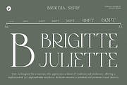 Brikelia Minimalist Fashionable Font, a Serif Font by roomspace creative lab (Thumbnail 10 of 12)