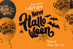 Happy Halloween logotype