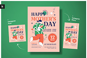 Red Creative Mothers Day Flyer, a Flyer Template by Neermana (Thumbnail 1 of 4)
