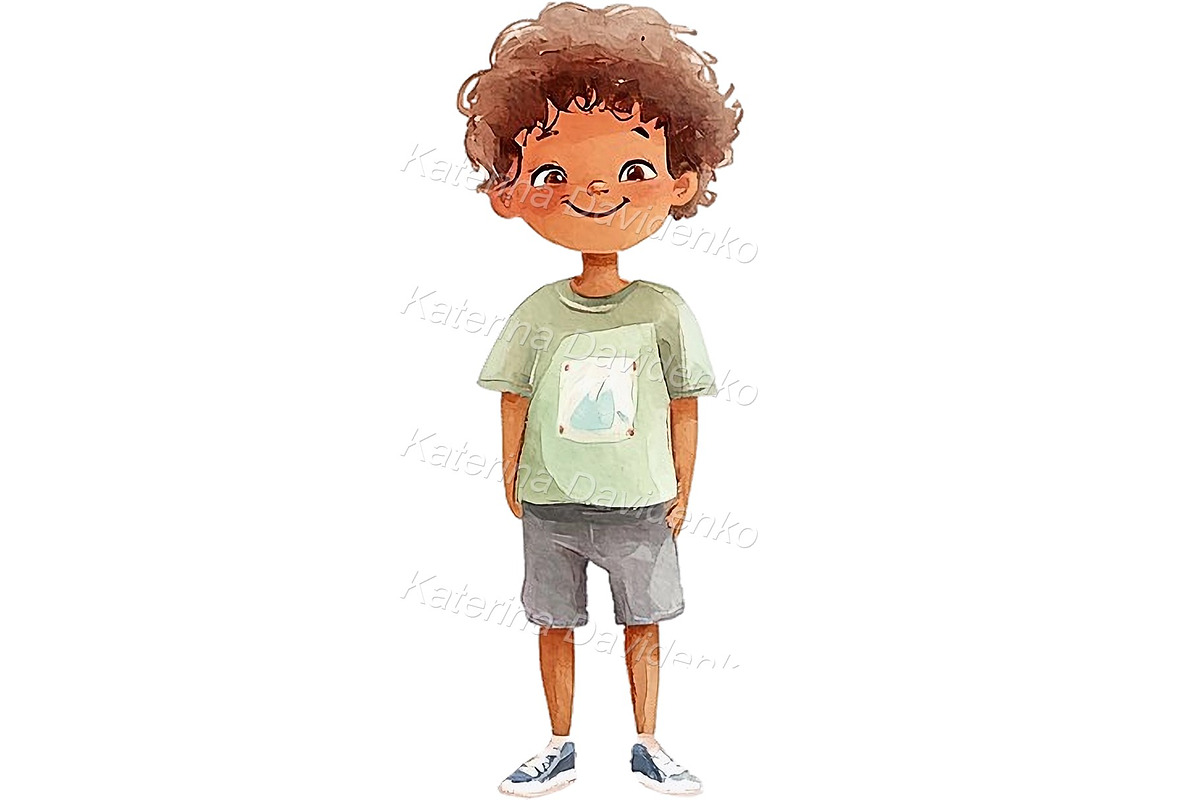 Happy cartoon little kids PNG, a Person Illustration by Bubert Art (Photo 5 of 6)