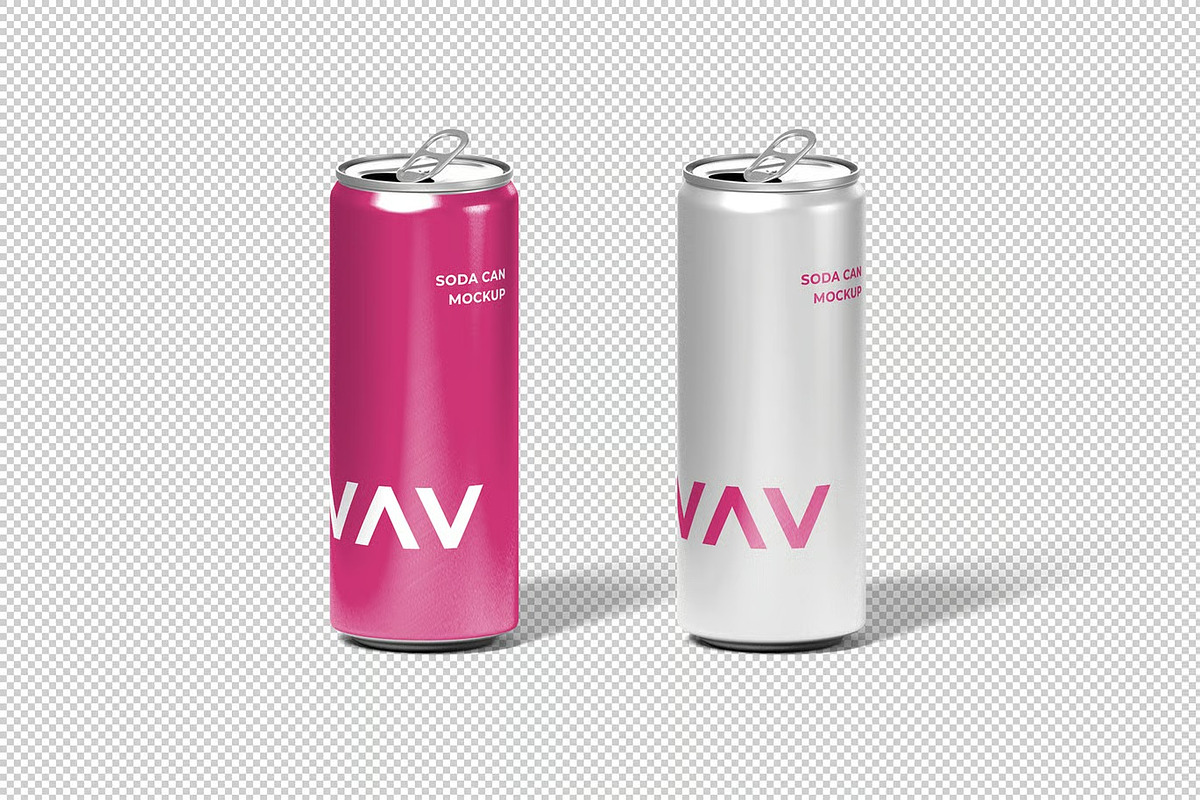 Soda Can Mockup, a Product Mockup by zpackcreative (Photo 4 of 4)