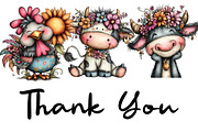 whimsical Funny Farm Animals Clipart, an Illustration by CraftArtStudio (Thumbnail 6 of 6)