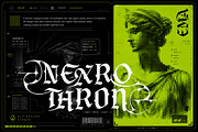 Dark Hermes Typeface, a Blackletter Font by alit design (Thumbnail 5 of 18)