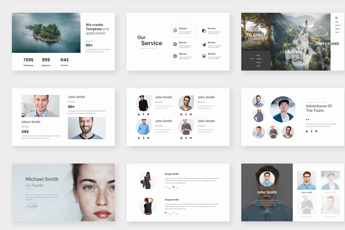 Hikari Creative Google Slide Templat, a Presentation Template by One Percent Studio (Photo 4 of 15)