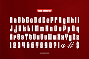 Raedmis | Bold Condensed Sans Serif, a Sans Serif Font by Denustudios (Thumbnail 10 of 12)