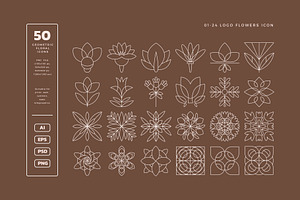 Geometry Floral Logo Kit