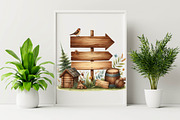 Summer Day Wooden Sign Sublimation C, an Illustration by SVGArt (Thumbnail 7 of 8)