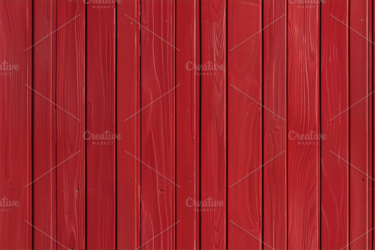 Red wooden panel wall with vertical planks, showcasing the texture and grain of, a Texture Graphic by Textures & Backgrounds