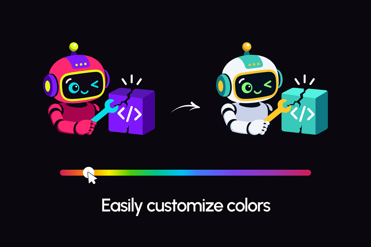 Bundle of Flat AI Icons, a Duotone Icon by Creative Stall (Photo 5 of 11)