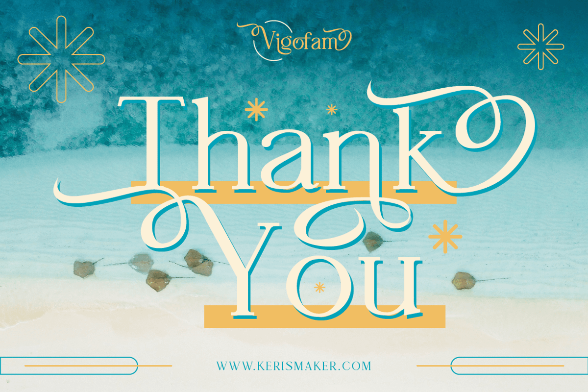 Vigofam, a Serif Font by kerismaker (Photo 12 of 12)