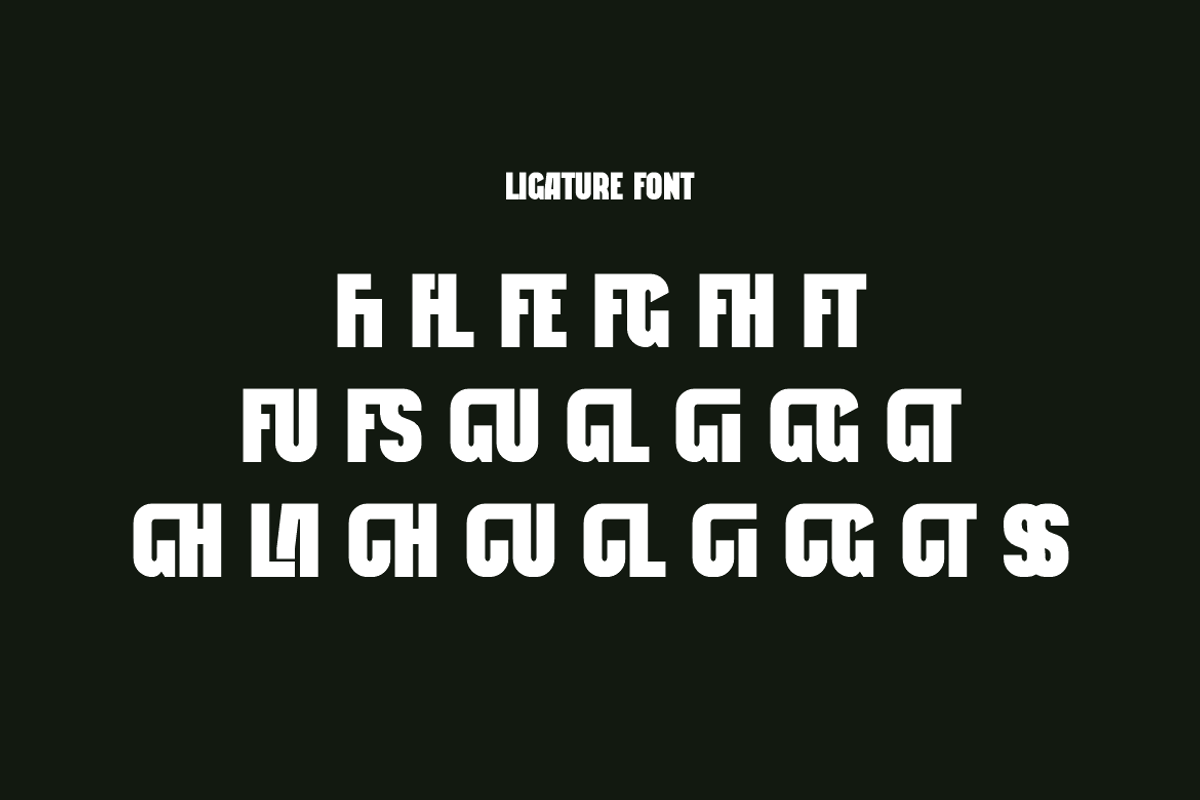 Kegono - Modern Retro Condensed Font, a Sans Serif Font by QR Design Studio (Photo 10 of 15)