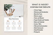 Coaching Client Welcome Pack Canva, a Brochure Template by DeeBeeDesign (Thumbnail 3 of 10)