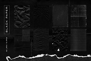 Black paper textures, a Texture Graphic by Retro Machine (Thumbnail 2 of 6)