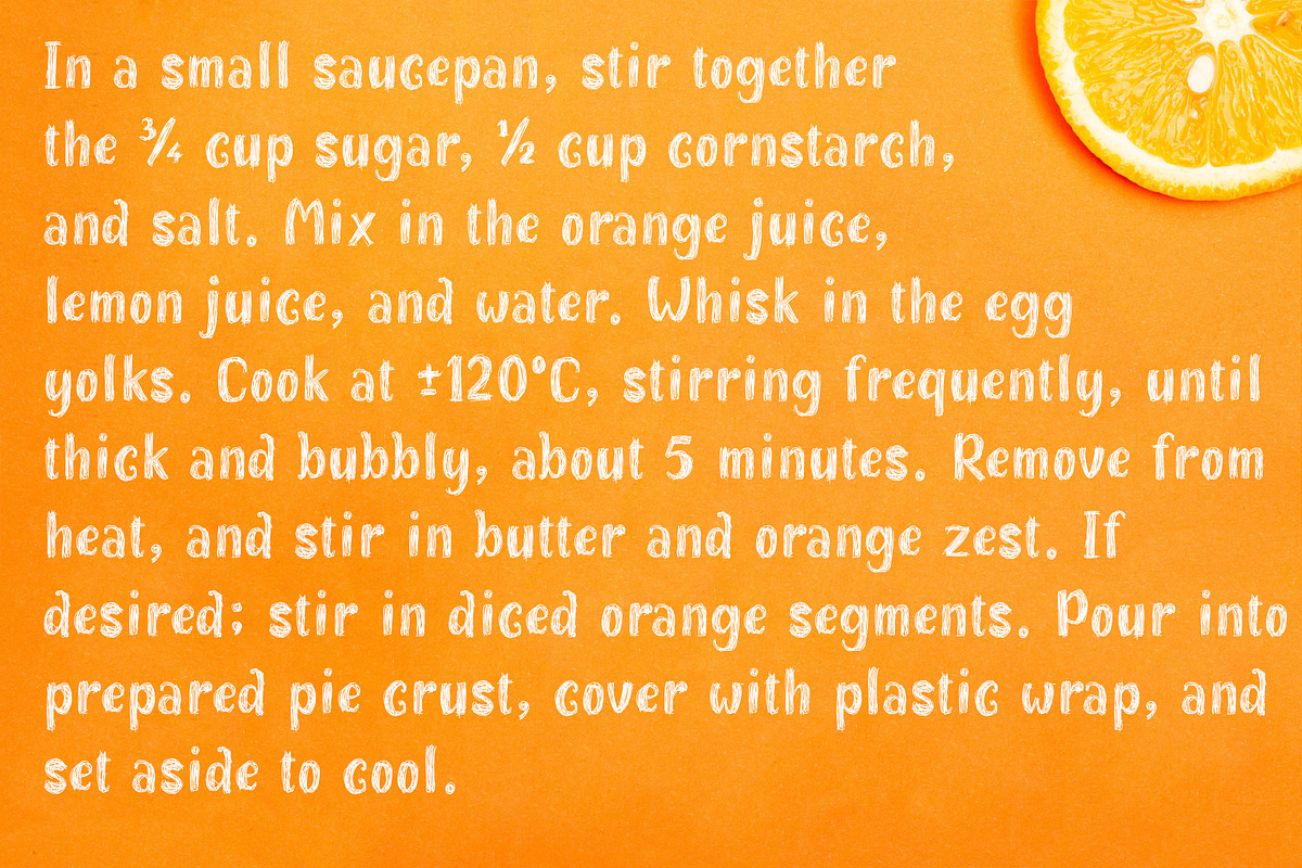 Kampung Orange | Sketch Style Font, a Font by Royaltype (Photo 4 of 6)