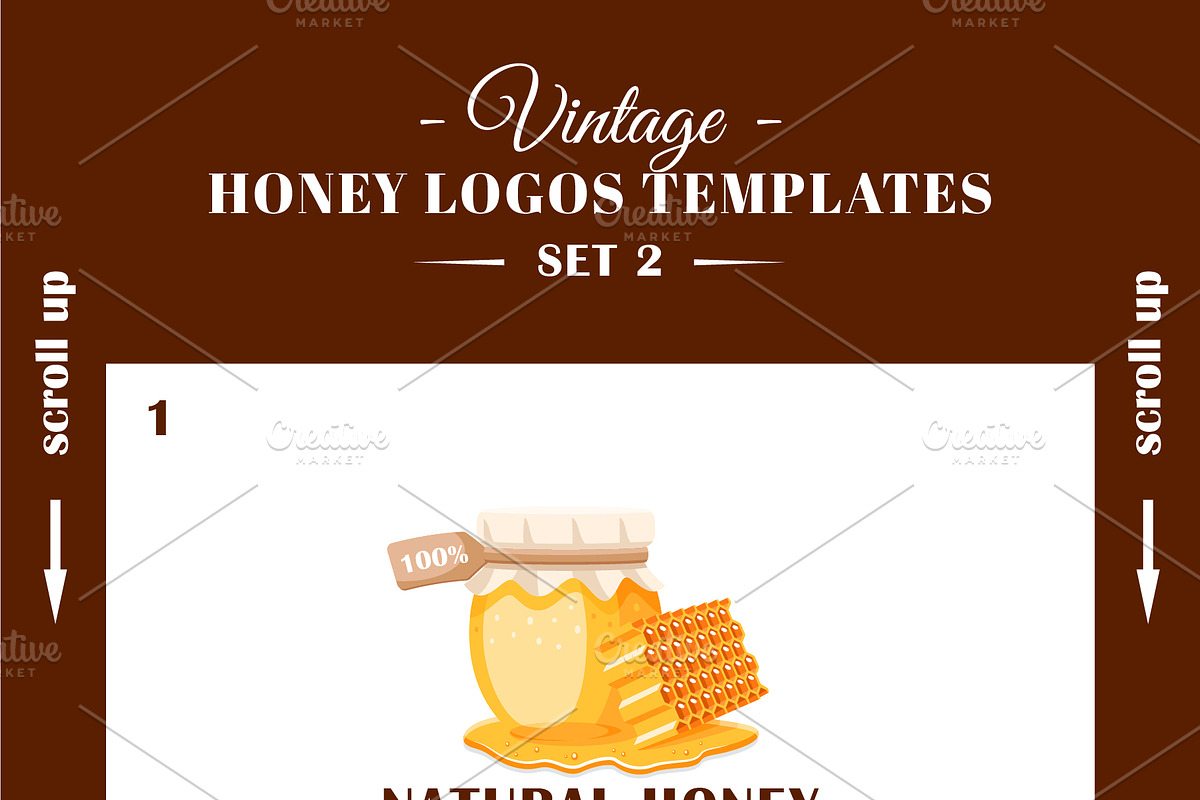18 Modern Honey Logos Templates, a Branding & Logo Template by Art Design (Photo 7 of 11)