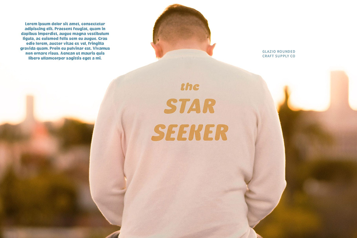 Glazio Rounded, a Sans Serif Font by Craft Supply Co. (Photo 5 of 8)