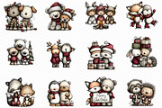 Christmas Friends Phone, an Illustration by cherrydesign (Thumbnail 3 of 3)