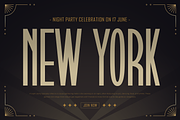 Suncor - Art Deco Style Font, a Sans Serif Font by StoricType (Thumbnail 3 of 10)