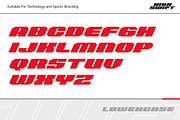 High Swift - Racing Font, a Sans Serif Font by Variatype (Thumbnail 3 of 8)