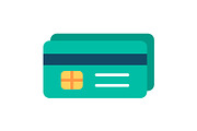 Credit Card Flat Icon, a Duotone Icon by Pexelpy (Thumbnail 1 of 2)