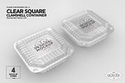 06 Clear Container Packaging Mockups, a Cups & Container Mockup by INCDesign (Thumbnail 4 of 21)