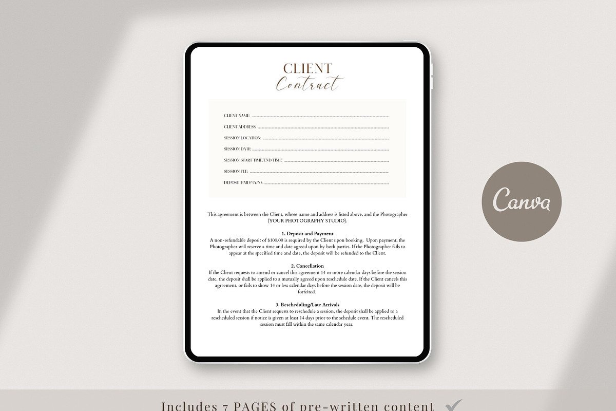 Newborn Ultimate Canva Business Pack, a Templates & Theme by Princess & the Pea Design (Photo 4 of 7)
