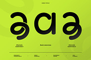 Wobble - Sans Serif Typeface Font, a Sans Serif Font by Flawless And Co (Thumbnail 5 of 10)