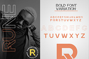 Rune Bold Font, a Sans Serif Font by mullathedesigner (Thumbnail 5 of 5)