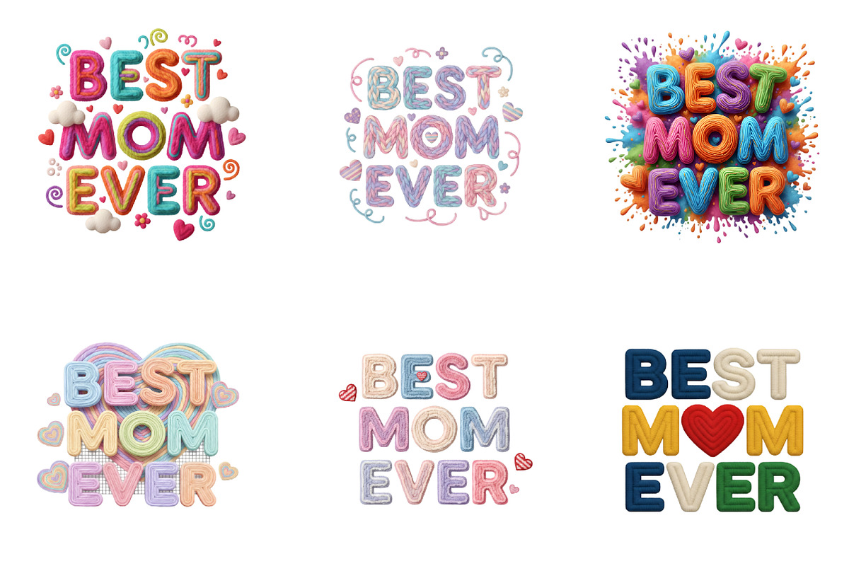 Best Mom Ever Clipart png, an Illustration by GatewayDesign (Photo 2 of 3)