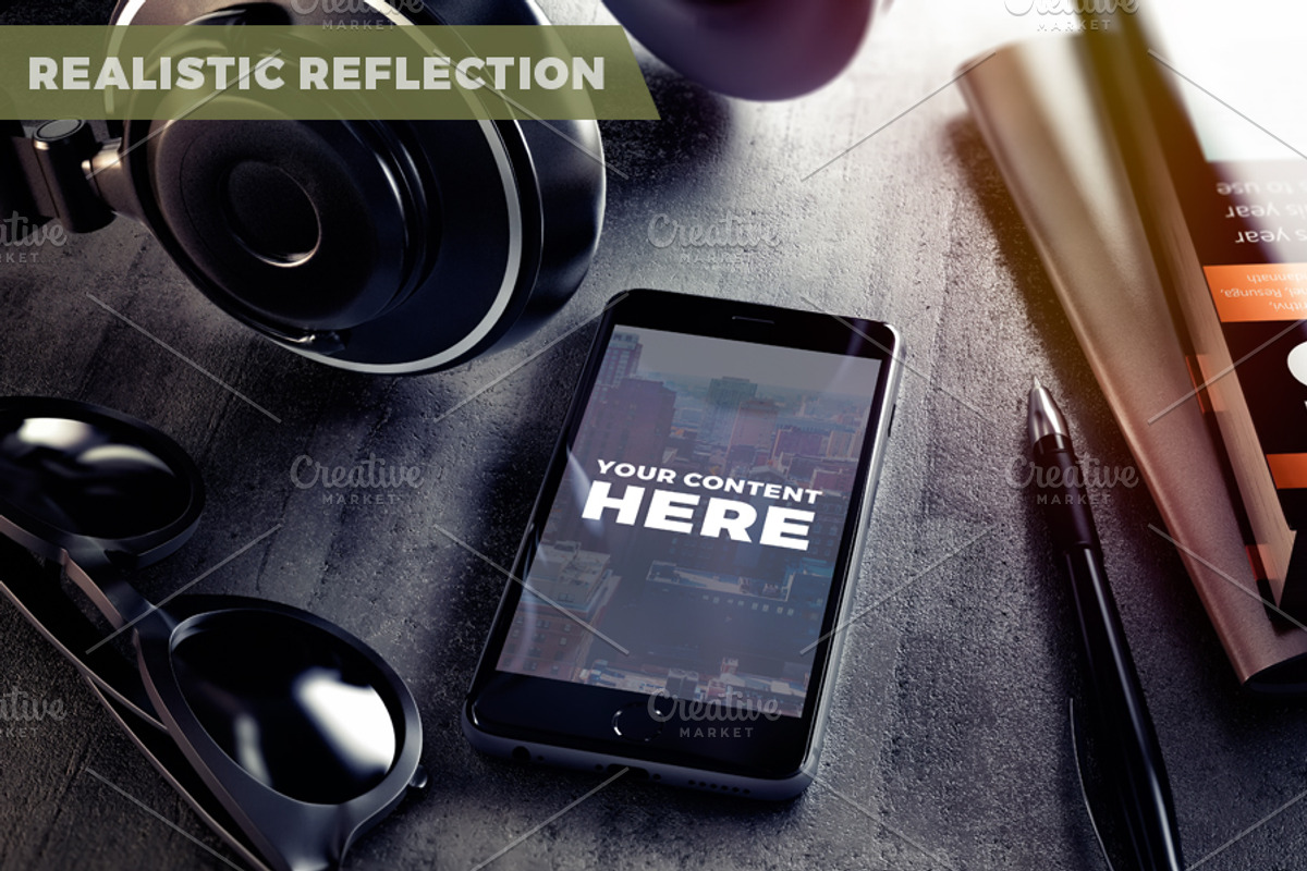 3 PSD Mock-ups, an iPhone Mockup by Egor Shkolnikov (Photo 2 of 3)