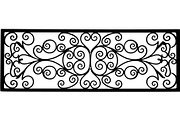 Decorative Scrollwork Panel Designs, a Decorative Illustration by Designer_Momina (Thumbnail 17 of 20)