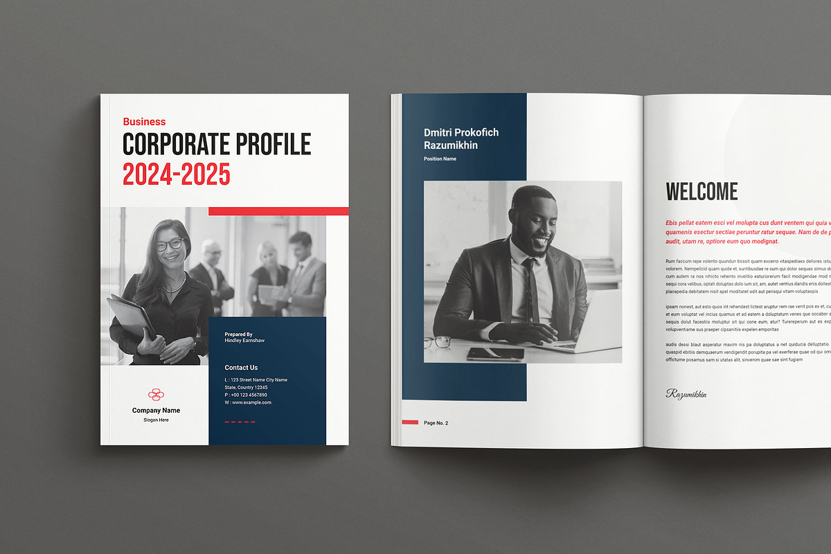 Business Brochure Template, a Brochure Template by Seeing-art (Photo 2 of 11)