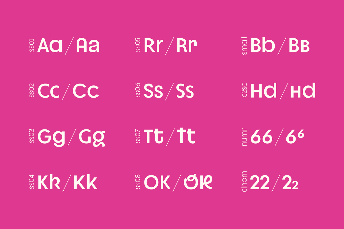 JHC Notion-Geometric Quirk Typeface, a Sans Serif Font by Jehoo Creative (Photo 8 of 15)